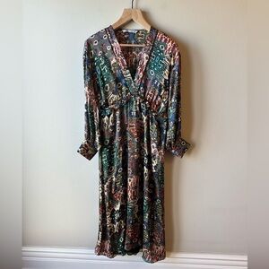 Zara Multicolor Long Sleeve Dress